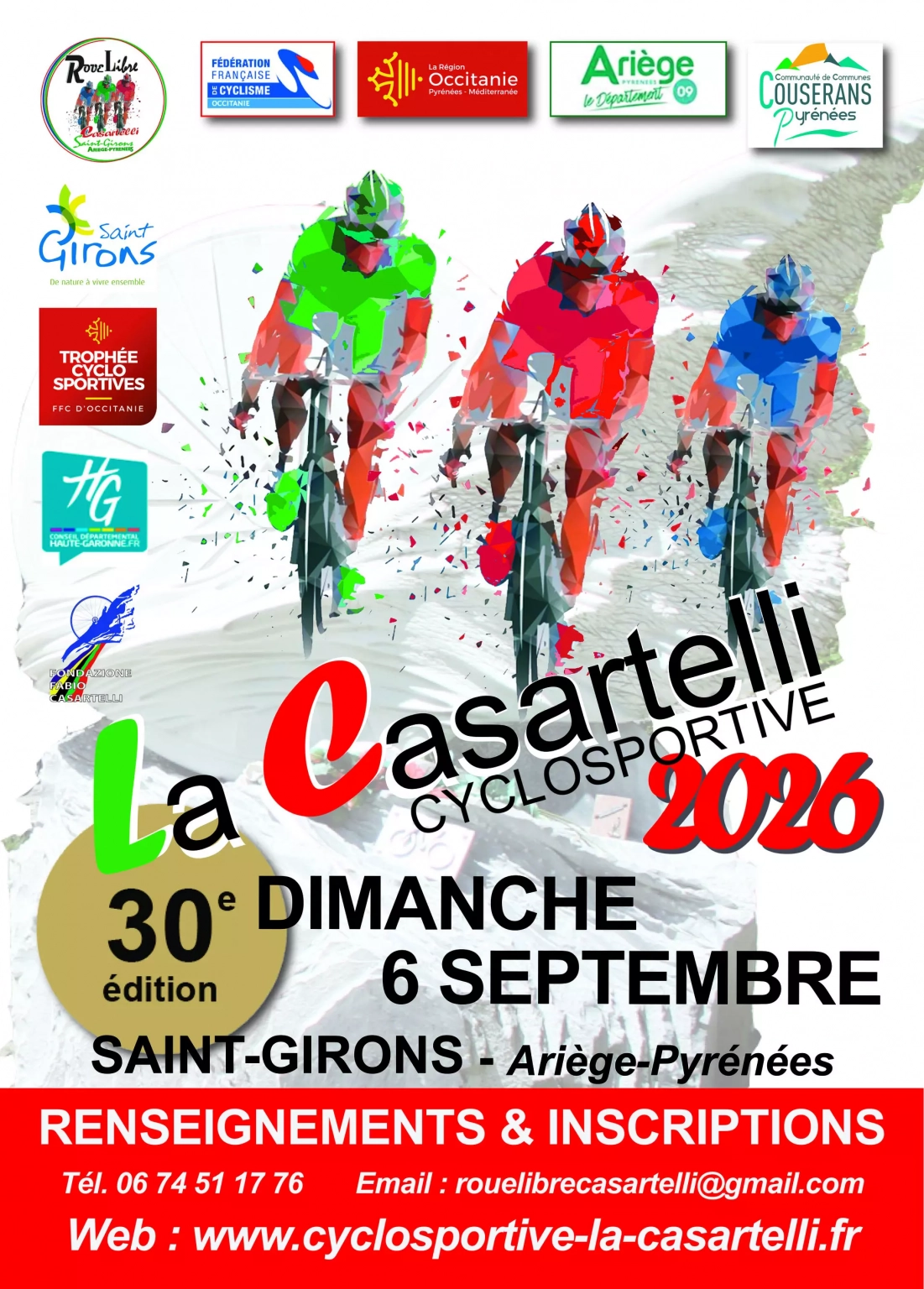 Casartelli 30 eme edition camping audinac les bains