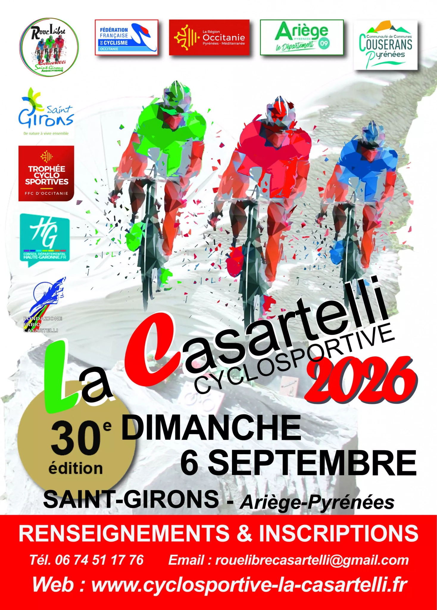 Casartelli 30 eme edition camping audinac les bains